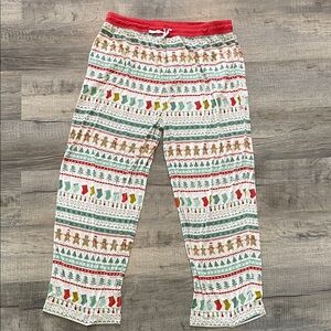 Little Sleepies Holiday Pajama Pants with Red Trim